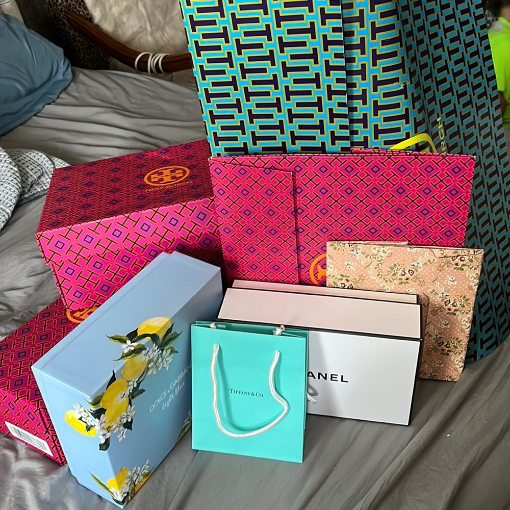 Designer bag and box bundle